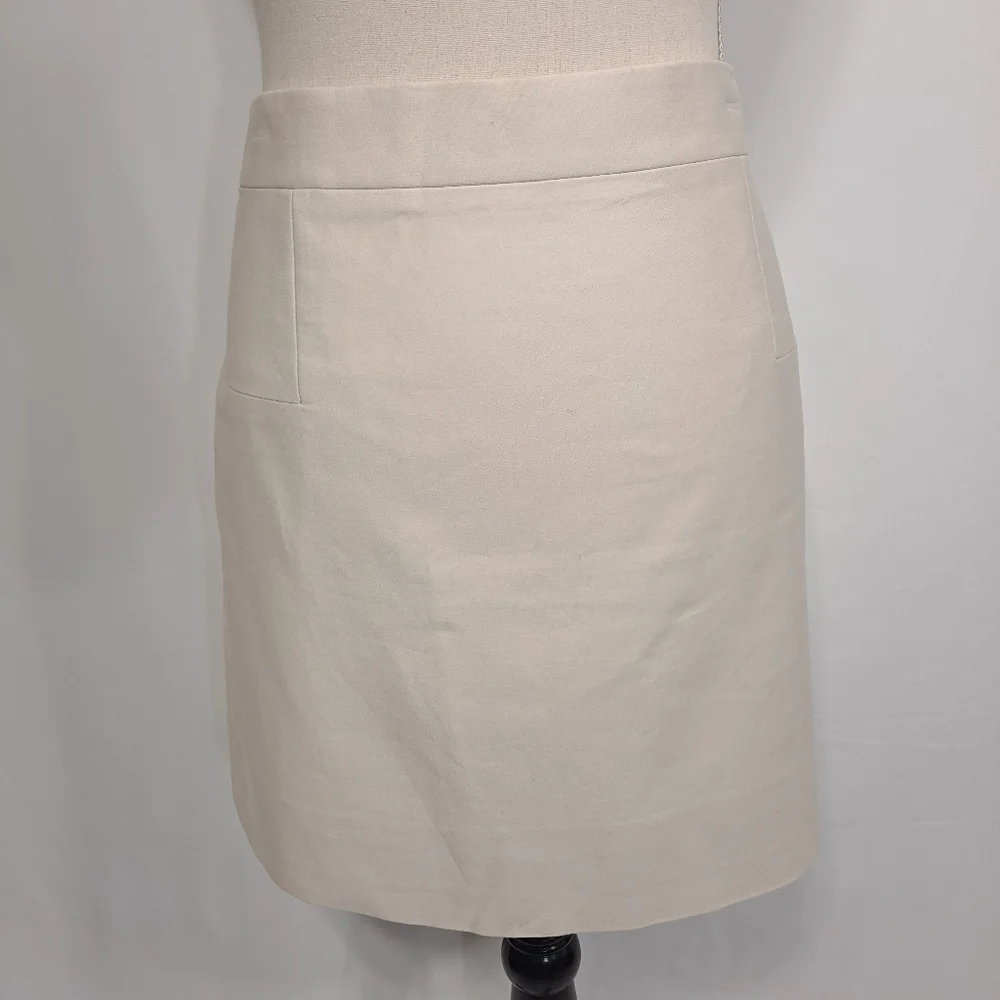 J. Crew Taupe Classic Mini Skirt